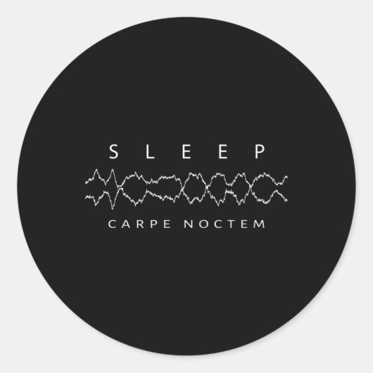 Slaapstand-technologie slaapstand-laboratorium ronde sticker (Voorkant)