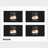 Slaapstand van de cute Pet Hamster Rechthoekige Sticker (Vel)