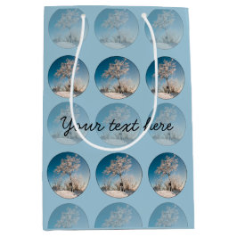 Slaapstand van de skiër medium cadeauzakje