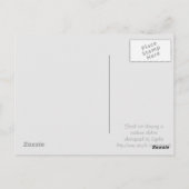 Slaapstand van de vacht in de winterperiode na de  briefkaart (Achterkant)