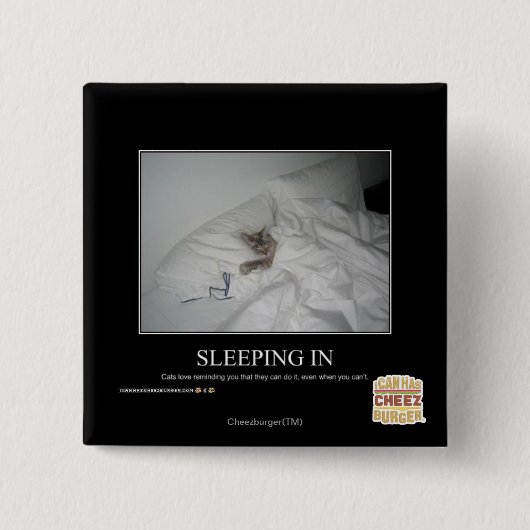 Slaapstand Vierkante Button 5,1 Cm (Voorkant)