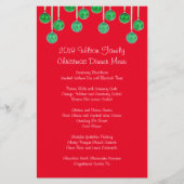 Slaapstand voor kerstmenu (Voorkant)