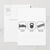 Slaapstand - Weg en gewicht Briefkaart (Voorkant / Achterkant)