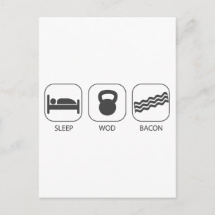 Slaapstand - Weg en gewicht Briefkaart