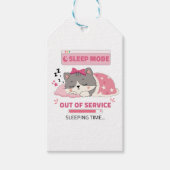 slaapstemming cadeaulabel (Voorkant)