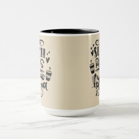 Slaapstenen en warmtecacao - kerstMok Mok (Midden)