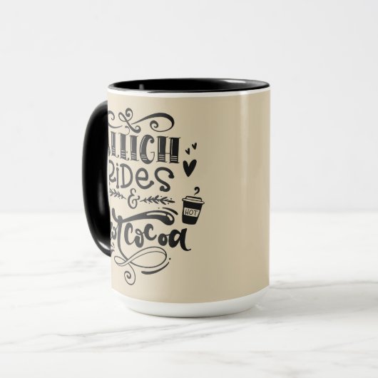 Slaapstenen en warmtecacao - kerstMok Mok (Voorkant links)