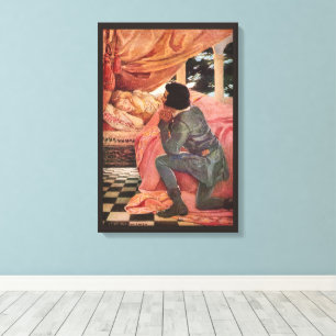 Slaapster door Jessie Willcox Smith Canvas Afdruk