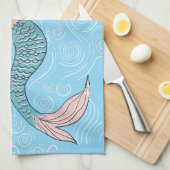 Slaapster Meermin Donderbaai Theedoek (Quarter Fold)
