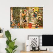 Slaapster uit het Victoriaanse tijdperk door Walte Poster (Thuiskantoor)