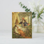 Slaapster, Victoriaanse Sprookjes Briefkaart (Staand voorkant)