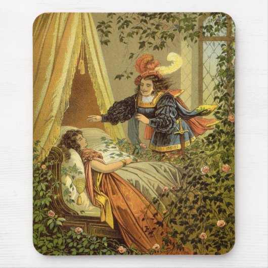 Slaapster, Victoriaanse Sprookjes Muismat (Voorkant)