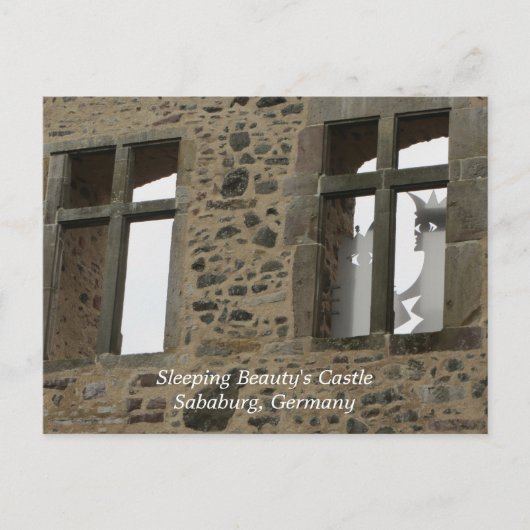 Slaapsterkasteel - Sababurg Duitsland Briefkaart (Voorkant)