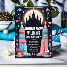 Slaapsterren Slaapfeestje Slumber Party 13e verjaa