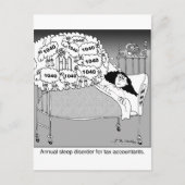 Slaapstoornis belastingboekhouders briefkaart (Voorkant)
