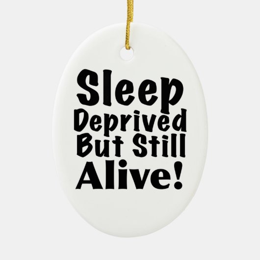 Slaapstoornis, maar leeft nog steeds keramisch ornament (Voorkant)