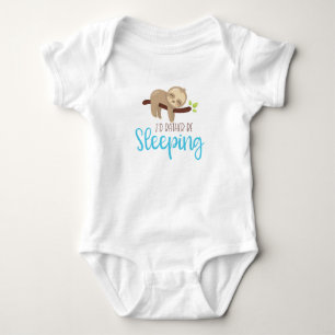 Slaapt eerder Bodysuit van Jersey