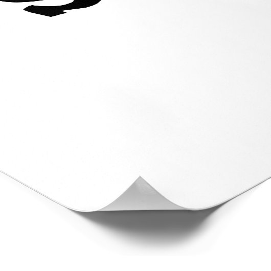 Slaaptas met papier poster (Hoek)