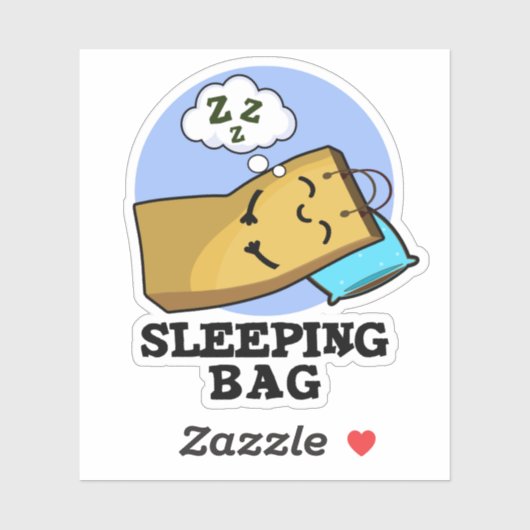 Slaaptas met papier sticker (Vel)