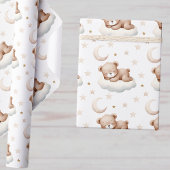 Slaapteddybeer Schattige Cadeaupapier