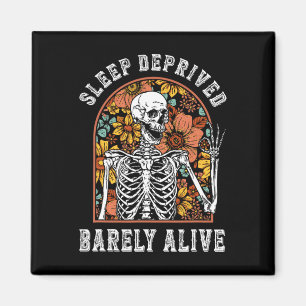 Slaaptekort Byrne Alive Fun Skeleton Halloween Magneet