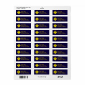 Slaaptekortouder Etiket (Full Sheet)
