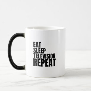 slaaptelevisietelevisie herhalen magische mok