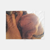 Slaaptijd. Fleece Deken (Voorkant (Horizontaal))