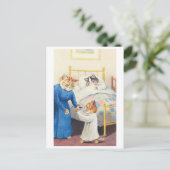 Slaaptijd - Louis Wain Briefkaart (Staand voorkant)