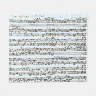Slaaptijd met Bach Handgeschreven klassieker Fleece Deken
