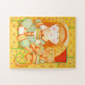 SLAAPTIJD SNACK 11"X14" Puzzel Grote Stukken (Horizontaal)