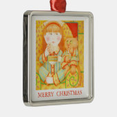 SLAAPTIJD SNOEPJE Premium Ornament + Tekst / Wit (Rechts)