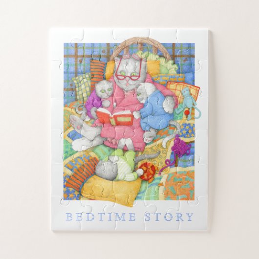 SLAAPTIJD VERHAAL 11x14 Grote Stukken Puzzel (Verticaal)