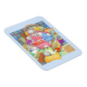SLAAPTIJD VERHAAL 3x4 Flexibele magneet - Blauw (Rechterzijde)