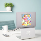 SLAAPTIJD VERHAAL 8" Vinyl Sticker (Laptop op bureau)