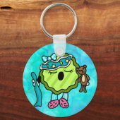 Slaaptijdverkiessel | Nacht-nachtJammies Sleutelhanger (Voorkant)