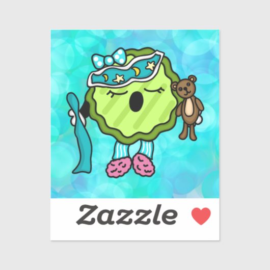 Slaaptijdverkiessel | Nacht-nachtJammies Sticker (Vel)