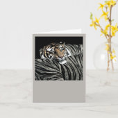 Slaaptijger Kaart (Gele Bloem)