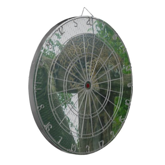 Slaaptijger op bomen, bos, Natuur, wild Dartbord (Voorkant Links)