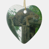 Slaaptijger op bomen, bos, Natuur, wild Keramisch Ornament (Rechts)