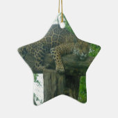 Slaaptijger op bomen, bos, Natuur, wild Keramisch Ornament (Rechts)