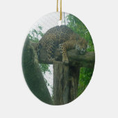 Slaaptijger op bomen, bos, Natuur, wild Keramisch Ornament (Rechts)