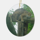 Slaaptijger op bomen, bos, Natuur, wild Keramisch Ornament (Links)