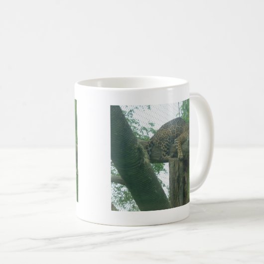 Slaaptijger op bomen, bos, Natuur, wild Koffiemok (Voorkant rechts)