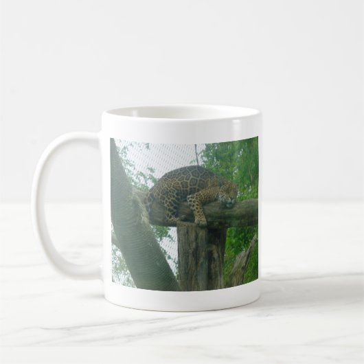 Slaaptijger op bomen, bos, Natuur, wild Koffiemok (Links)