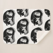 Slaaptuxedo Cats Black White Sherpa Blanket Sherpa Deken (Voorkant (horizontaal))