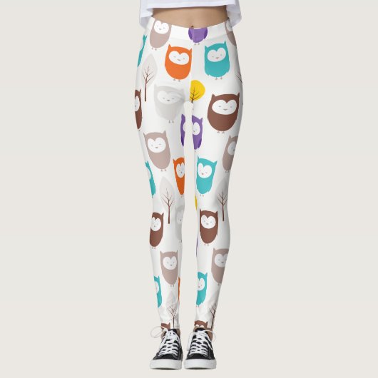 Slaapuilen Leggings (Voorkant)