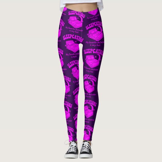 Slaapvakanties Leggings (Voorkant)