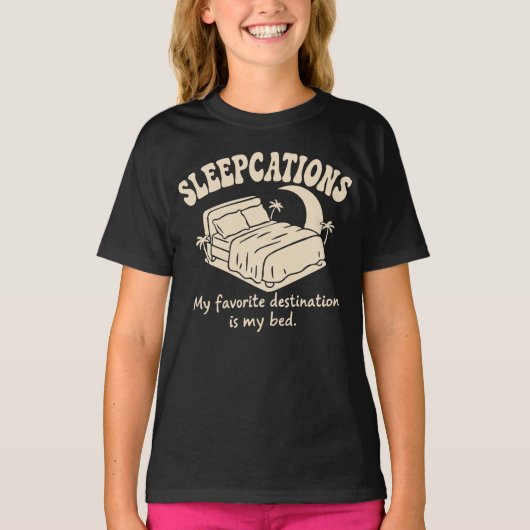 Slaapvakanties T-shirt (Voorkant)