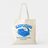 Slaapvakanties Tote Bag (Achterkant)